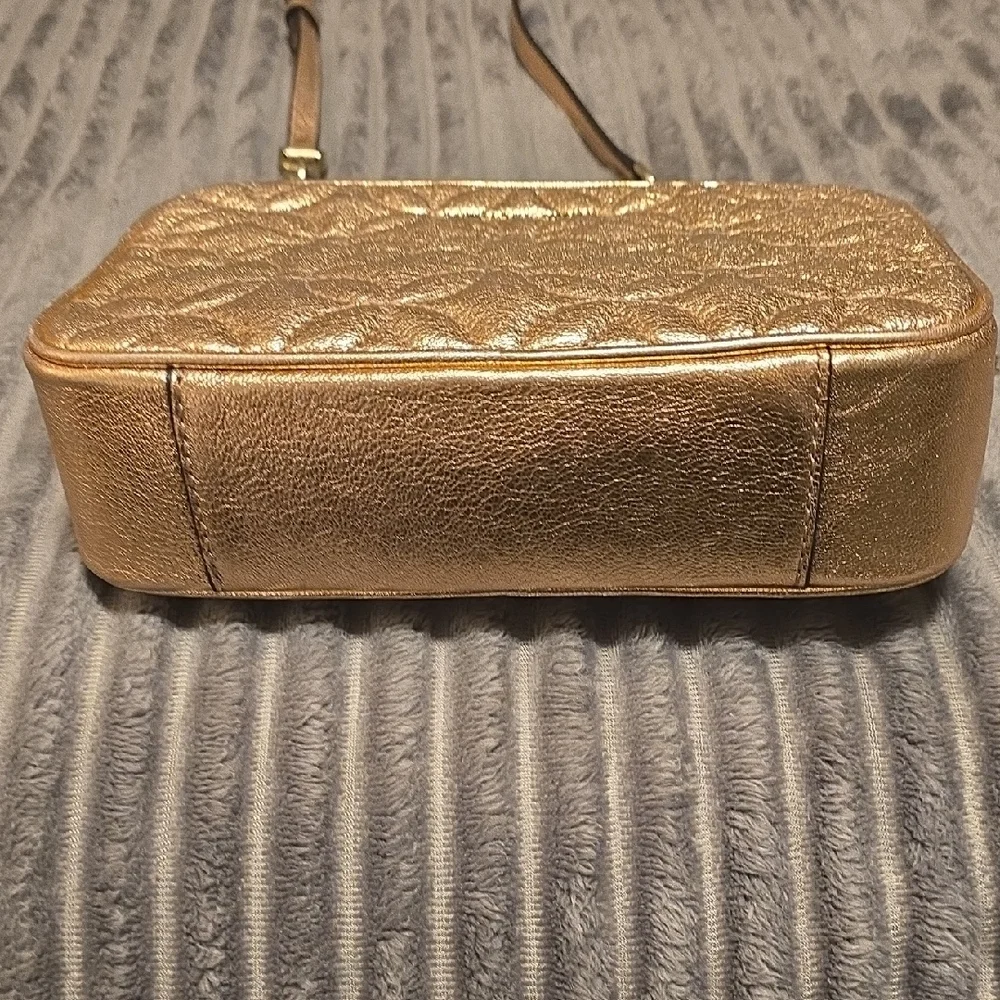 Michael Kors Metallic Rose Crossbody Bag - Picture 9 of 16
